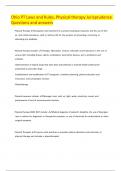 Ohio PT Laws and Rules&comma; Physical therapy Jurisprudence Questions and answers 