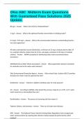 Ohio ABC  Midterm Exam Questions With Guaranteed Pass Solutions 2025 Update&period;