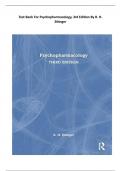 Test Bank For Psychopharmacology&comma; 3rd Edition By R&period; H&period; Ettinger All 1-12 Chapters fully Covered With Questions AND Verified Solutions With Rationales&period;