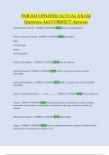 PAR DJJ UPDATED ACTUAL EXAM  Questions And CORRECT Answers