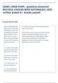 Exam &lpar;elaborations&rpar; IASSC LSSGB  