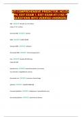ATI COMPREHENSIVE PREDICTOR&comma; NCLEX PN&comma; EXIT EXAM 1&comma; EXIT EXAM ATI &lpar;162&rpar; P QUESTIONS WITH VERIFIED ANSWERS&period;