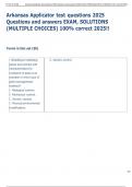 Exam &lpar;elaborations&rpar; Arkansas Applicator  