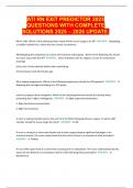 ATI RN EXIT PREDICTOR 2023 QUESTIONS WITH COMPLETE SOLUTIONS 2025 &ndash; 2026 UPDATE&period;