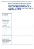 Exam &lpar;elaborations&rpar;  National Pesticide Applicator  Certification Core 