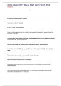 REAL ASVAB TEST EXAM 2025 QUESTIONS AND ANSWERS