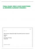 FINAL EXAM&colon; MRO 6 QUIZ QUESTIONS & ANSWERS ALREADY PASSED&excl;&excl;