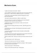 Mechanics Exam NEWEST 2025&sol;2026 ACTUAL EXAM COMPLETE QUESTIONS AND CORRECT DETAILED ANSWERS &lpar;VERIFIED ANSWERS&rpar; &vert;ALREADY GRADED A&plus;&vert;&vert;BRAND NEW&excl;&excl;