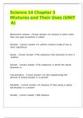 Science 14 Chapter 3 Mixtures and Their Uses &lpar;UNIT A&rpar;