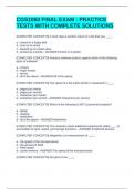 CGS1060 FINAL EXAM - PRACTICE TESTS WITH COMPLETE SOLUTIONS