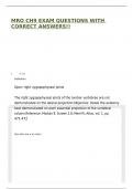 MRO CH9 EXAM QUESTIONS WITH CORRECT ANSWERS&excl;&excl;