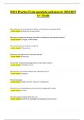 RMA Practice Exam &ndash; Test Review Questions and Answers with Solutions &lpar;2024&sol;2025 Edition&rpar;