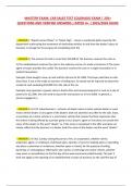 MASTERY EXAM&comma; CAR SALES TEST COLORADO EXAM &vert;  QUESTIONS AND VERIFIED ANSWERS &vert; RATED A&plus; &vert; 2025&sol;2026 GUIDE