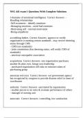 NSG 441 exam 1 Questions With Complete Solutions