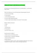 Biology 207 Exam 1 &vert;&vert; All Solutions are Accurate&period;