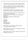 NURS 441 Final Exam Questions With Complete Solutions