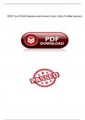 FDNY Q-01 EXAM Questions and Answers &lpar;2024 &sol; 2025&rpar; &lpar;Verified Answers&rpar;