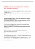 CASP CAS-003 Study Guide 2025&sol;2026 &ndash; Complete  Q&A with Correct Answers 