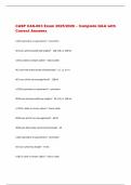 CASP CAS-003 Exam 2025&sol;2026 &ndash; Complete Q&A with  Correct Answers