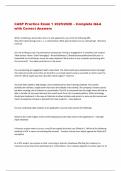 CASP Practice Exam 1 2025&sol;2026 &ndash; Complete Q&A  with Correct Answers