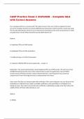 CASP Practice Exam 2 2025&sol;2026 &ndash; Complete Q&A  with Correct Answers 