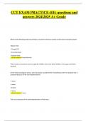 CCT Exam Practice &lpar;EE&rpar; &ndash; Updated Actual Exam Questions and Correct Answers &lpar;2024&sol;2025 Edition&rpar;