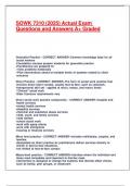 SOWK 7310 &lpar;2025&rpar; Actual Exam Questions and Answers A&plus; Graded