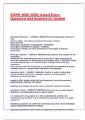 SOWK 4030 &lpar;2025&rpar; Actual Exam Questions and Answers A&plus; Graded&period;