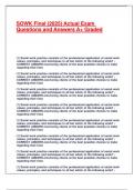 SOWK Final &lpar;2025&rpar; Actual Exam Questions and Answers A&plus; Graded&period;