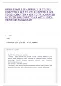 HPEB EXAM 1 &vert;CHAPTER 1 &lpar;1 TO 24&rpar; CHAPTER 2 &lpar;25 TO 28&rpar; CHAPTER 3 &lpar;29 TO 53&rpar; CHAPTER 4 &lpar;54 TO 74&rpar; CHAPTER 6 &lpar;75 TO 90&rpar;&vert; QUESTIONS WITH 100&percnt; VERIFIED ANSWERS&excl;&excl;