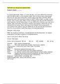 Northern Kentucky University&colon; MSN 629 - NUR 629 Case Study One Updated 2025 Complete&period;