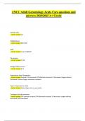  ANCC Adult-Gerontology Acute Care Exam &ndash; 2025 Questions and Answers for Certification Prep
