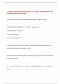 CLG 006 Certifying Officer Legislation &lpar;COL&rpar; Exam&colon; Complete Q&A with  Verified Solutions-2025&sol;2026 