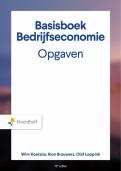 Basisboek Bedrijfseconomie - De Opgaven - Editie 2023 - Wim Koetzier &plus; leerdoelen &plus; kernbegrippen &plus; veelgemaakte fouten