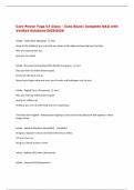 Core Power Yoga C1 Class &ndash; Cues Exam&colon; Complete Q&A with  Verified Solutions-2025&sol;2026 