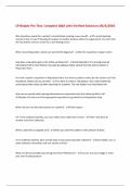 CP Beaker Pre Test&colon; Complete Q&A with Verified Solutions-2025&sol;2026