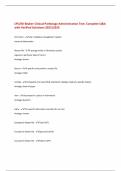 CPL250 Beaker Clinical Pathology Administration Test&colon; Complete Q&A  with Verified Solutions-2025&sol;2026 
