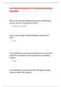 VITA ADVANCED TEST NEW REVISED 2025&sol; 2026 EXAM &lpar;QUESTIONS&rpar; WITH GRADED A&plus; SOLUTIONS 