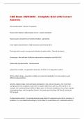 CQE Exam 2025&sol;2026 &ndash; Complete Q&A with Correct  Answers 