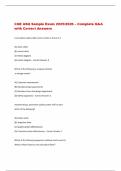 CQE ASQ Sample Exam 2025&sol;2026 &ndash; Complete Q&A  with Correct Answers 