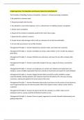 Uniqlo Supervisor Test Questions and Answers Solved Correctly Rated A&plus;