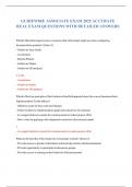 GUIDEWIRE ASSOCIATE EXAM 2025 ACCURATE REAL EXAM QUESTIONS WITH DETAILED ANSWERS 