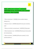BIOLOGY EXAM PACKAGE DEAL QUESTIONS AND VERIFIED DETAILED ANSWERS &vert; 100&percnt; GUARANTEED PASS &vert; ALREADY GRADED A&plus;