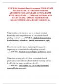 WGU D184 Standard-Based Assessment FINAL EXAM  2025&sol;2026 BANK &sol; 2 VERSIONS WITH 550  QUESTIONS AND ACCURATE ACTUAL EXAM  WITH FREQUENTLY TESTED QUESTIONS AND  STUDY GUIDE &sol; EXPERT VERIFIED FOR  GUARANTEED PASS&sol;ALREADY GRADED A&plus;
