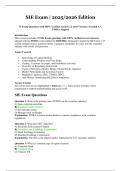 SIE Exam &vert; 2025&sol;2026 Edition &ndash; 75 Exam Questions with 100&percnt; Verified Answers &lpar;Latest Versions &vert; Graded A&plus; &vert; FINRA-Aligned&rpar;