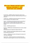 WGU D321 &sol; D321 PACKAGED EXAMS