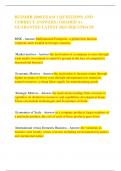 BUSMHR 2000 EXAM 1 QUESTIONS AND CORRECT ANSWERS &vert; GRADED A&plus; GUARANTEE LATEST 2025-2026 UPDATE