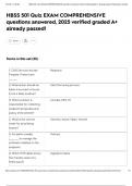 HBSS 501 Quiz EXAM COMPREHENSIVE questions answered&comma; 2025 verified graded A&plus; already passed&excl;