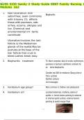 NURS 5335 family 2 Study Guide EENT Family Nursing II Modules 1 & 2 
