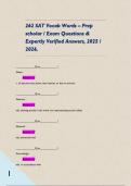262 SAT Vocab Words &ndash; Prep scholar &sol; Exam Questions & Expertly Verified Answers&comma; 2025 &sol; 2026&period; 